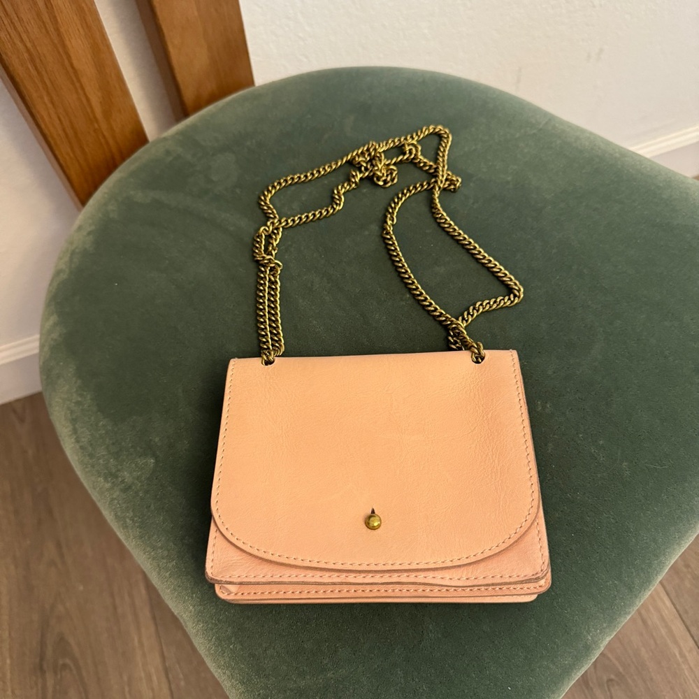 Madewell The Chain Bag - Blush Pink